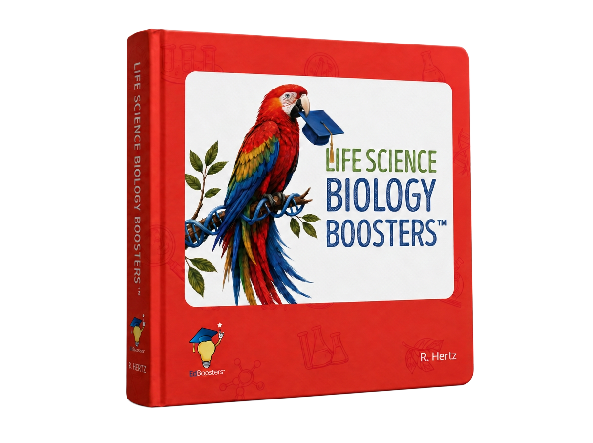 Life Science Biology Boosters book cover by R. Hertz